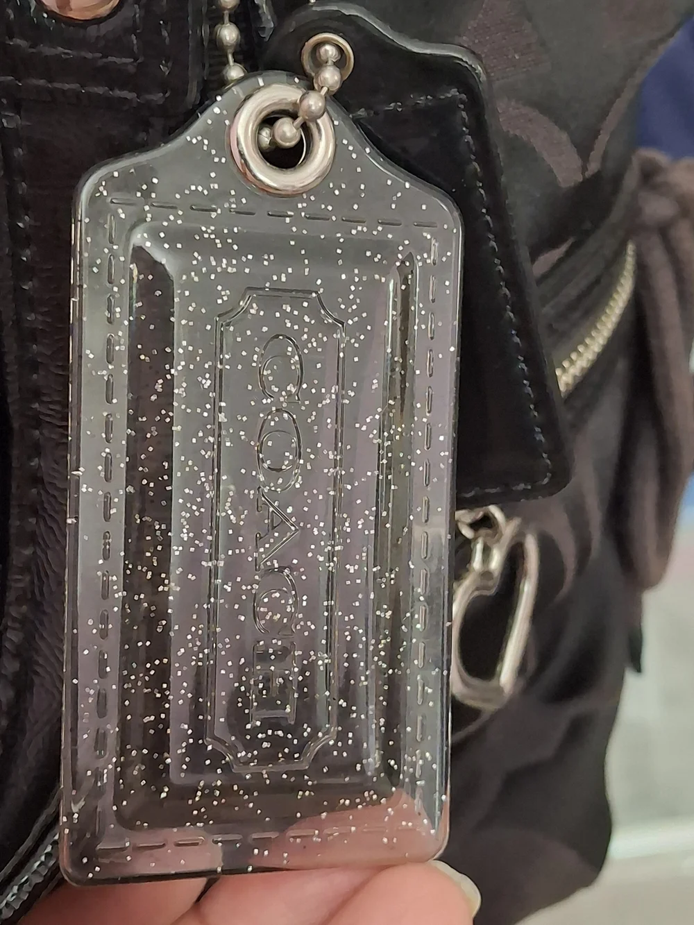 Coach black signature